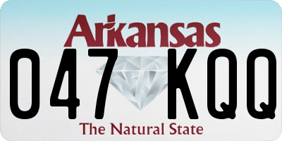 AR license plate 047KQQ