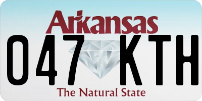 AR license plate 047KTH