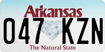 AR license plate 047KZN