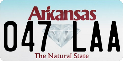 AR license plate 047LAA