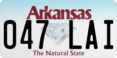 AR license plate 047LAI
