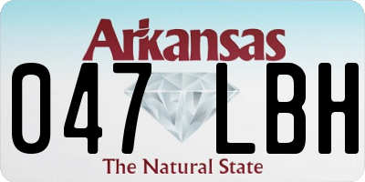 AR license plate 047LBH