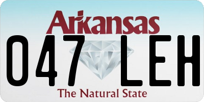 AR license plate 047LEH
