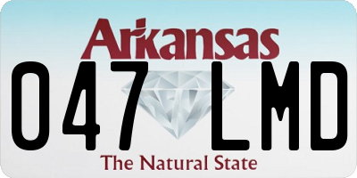 AR license plate 047LMD