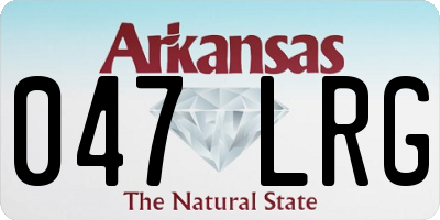 AR license plate 047LRG