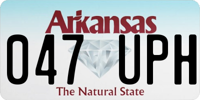 AR license plate 047UPH