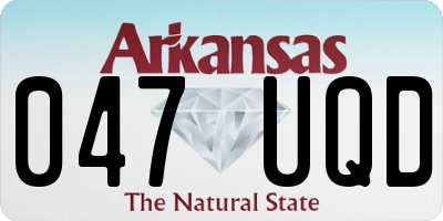 AR license plate 047UQD
