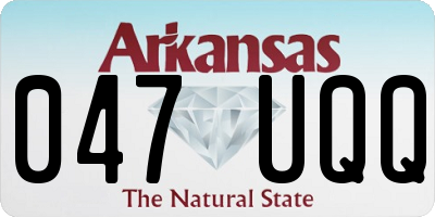 AR license plate 047UQQ