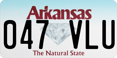 AR license plate 047VLU