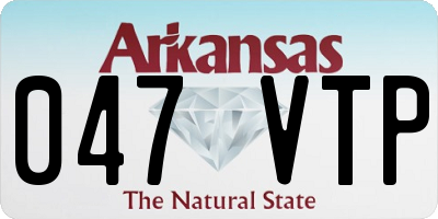 AR license plate 047VTP