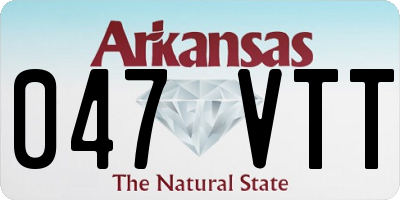 AR license plate 047VTT