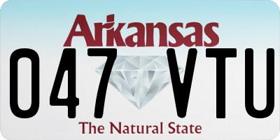 AR license plate 047VTU