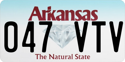 AR license plate 047VTV