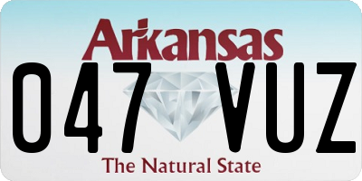 AR license plate 047VUZ