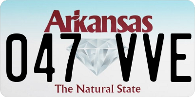 AR license plate 047VVE