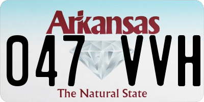 AR license plate 047VVH