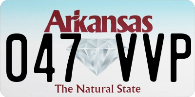 AR license plate 047VVP