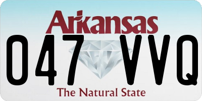 AR license plate 047VVQ
