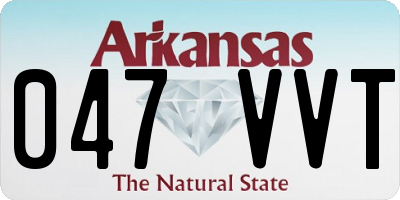 AR license plate 047VVT