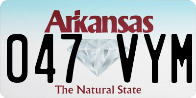 AR license plate 047VYM