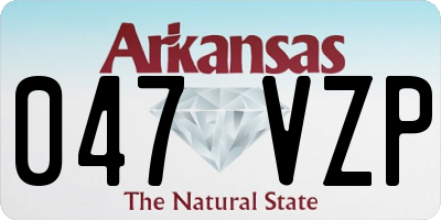 AR license plate 047VZP