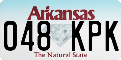 AR license plate 048KPK