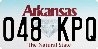 AR license plate 048KPQ