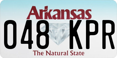 AR license plate 048KPR