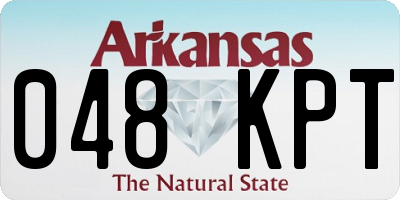 AR license plate 048KPT