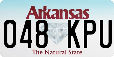 AR license plate 048KPU