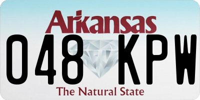 AR license plate 048KPW