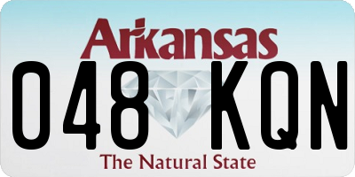 AR license plate 048KQN