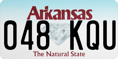 AR license plate 048KQU