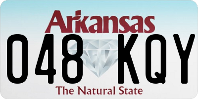 AR license plate 048KQY