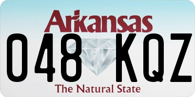 AR license plate 048KQZ