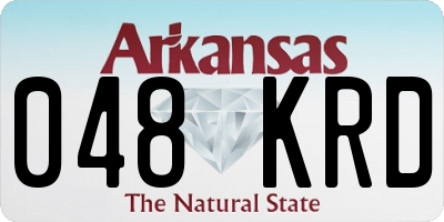 AR license plate 048KRD