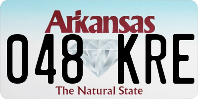 AR license plate 048KRE