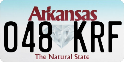 AR license plate 048KRF