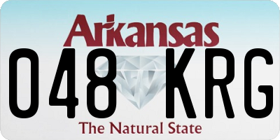 AR license plate 048KRG