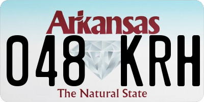 AR license plate 048KRH