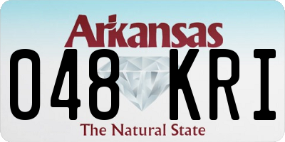 AR license plate 048KRI
