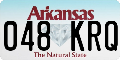 AR license plate 048KRQ
