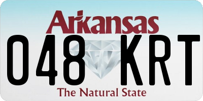 AR license plate 048KRT