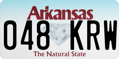 AR license plate 048KRW