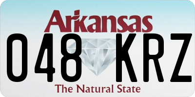 AR license plate 048KRZ