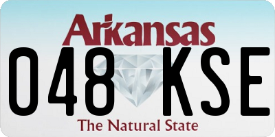 AR license plate 048KSE