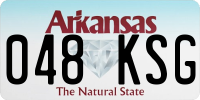 AR license plate 048KSG