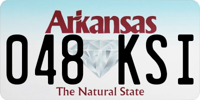 AR license plate 048KSI