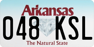 AR license plate 048KSL
