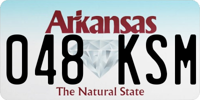AR license plate 048KSM